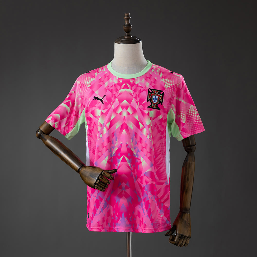 Maillot Gardien Portugal 2026 Rose - Version Joueur