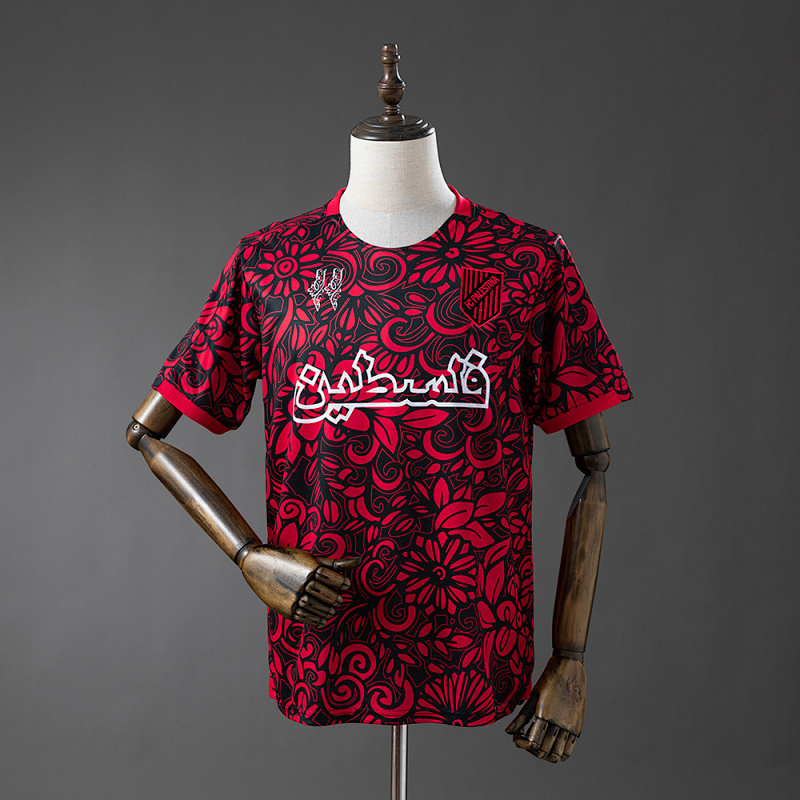Maillot Palestine 2025/26 Édition Spéciale Rouge - Version Joueur